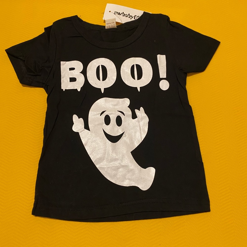 Baby Boo Hallowe’en T-shirt. Something for baby too.